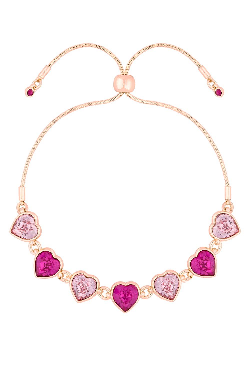 Lipsy on sale heart bracelet